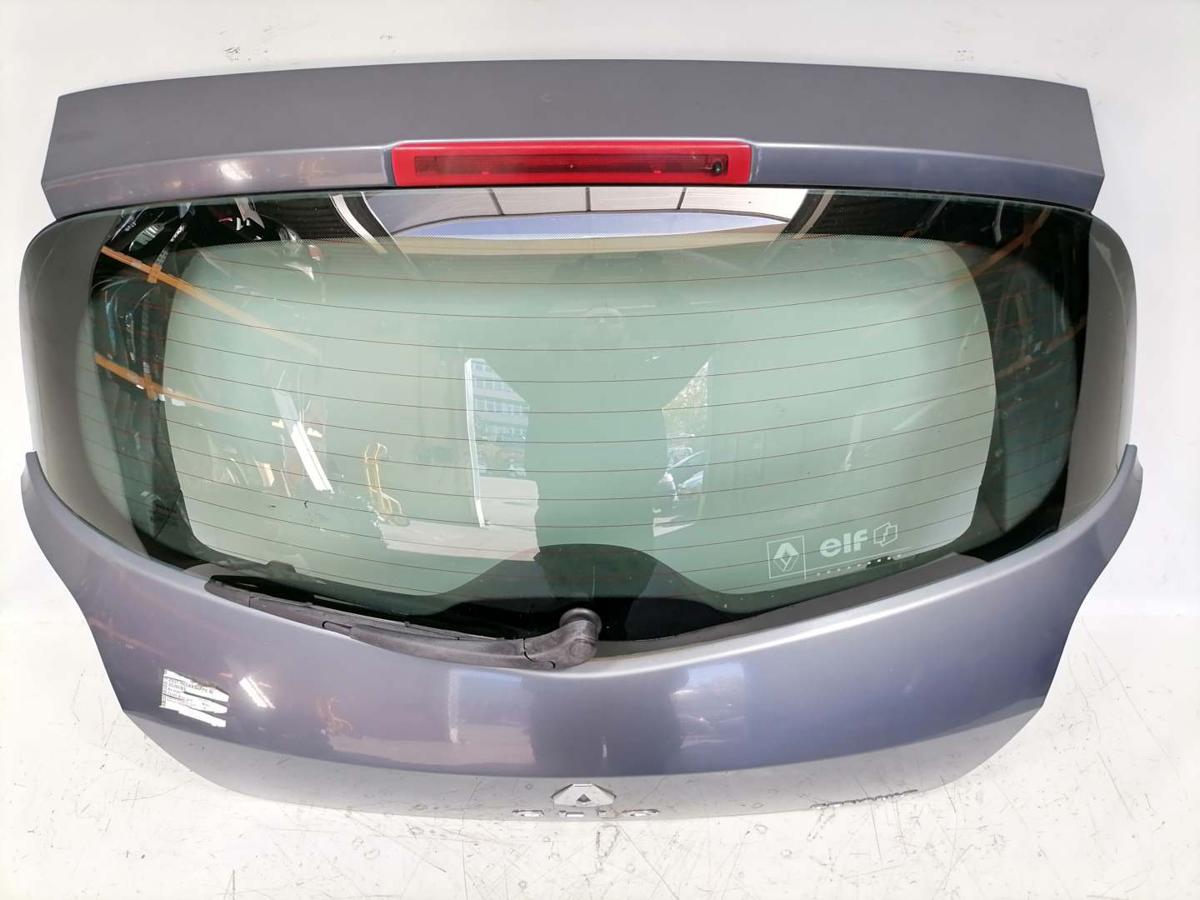 Renault Clio 3 original Heckklappe mit Heckscheibe TEJ47 Bleu gris Blau Bj.2006